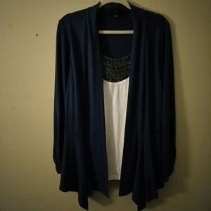 AGB Women's Attached 2 Piece Shirt.